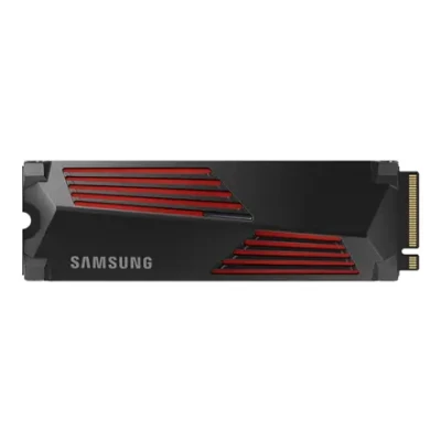 Samsung  |  990 PRO ar siltuma izkliedētāju  |  2000 GB  |  SSD formāts M.2 2280  |  Cietā diska saskarne M.2 NVMe  |  Lasīšanas ātrums 7450 MB / s  |  Rakstīšanas ātrums 6900 MB / s