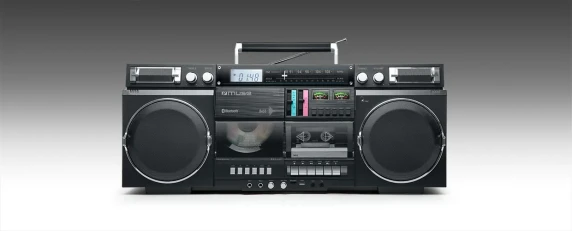 Muse  |  Ghetto Blasters  |  M-380 GB  |  AUX in  |  Bluetooth  |  Cassette deck  |  CD player  |  Black