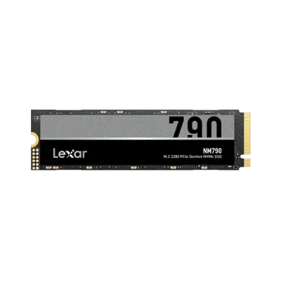 Lexar  |  SSD  |  NM790  |  4000 GB  |  SSD formāts M.2 2280  |  Cietā diska interfeiss M.2 NVMe  |  Lasīšanas ātrums 7400 MB / s  |  Rakstīšanas ātrums 6500 MB / s