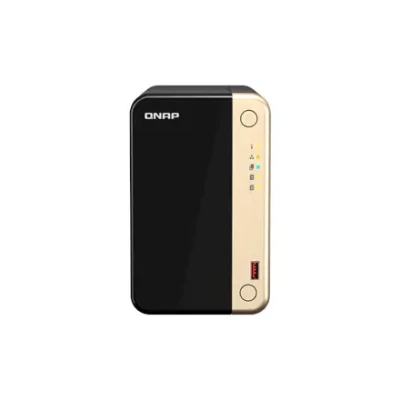QNAP  |  2-Bay desktop NAS  |  TS-264-8G  |  Intel Celeron  |  N5095 4-core  |  Processor frequency 2.9 GHz  |  8 GB
