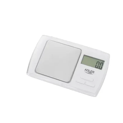 Adler  |  Precision scale  |  AD 3161  |  Maximum weight (capacity) 0.5 kg  |  Accuracy 0.01 g  |  White