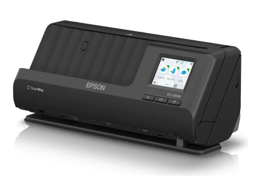 Epson  |  Compact network scanner  |  ES-C380W  |  Sheetfed  |  Wireless