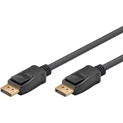 Goobay  |  DisplayPort to DisplayPort Connector Cable  |  64799  |  Black  |  3 m