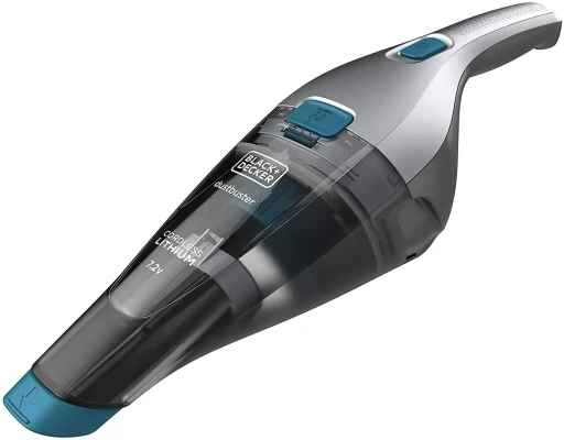 BLACK & DECKER  |  Putekļu sūcējs  |  NVC215WA-QW  |  Bezvada darbība  |  7.2 V  |  Zils / Pelēks