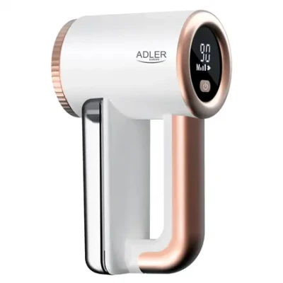 Adler  |  Lint remover  |  AD 9617  |  White / Gold  |  Rechargeable battery  |  5 W