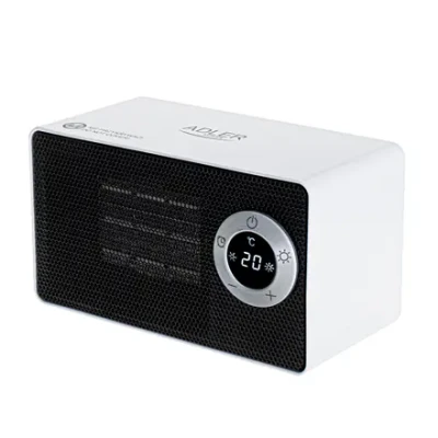 Adler  |  AD 7746  |  Ceramic fan heater  |  1000 W  |  Number of power levels 2  |  White