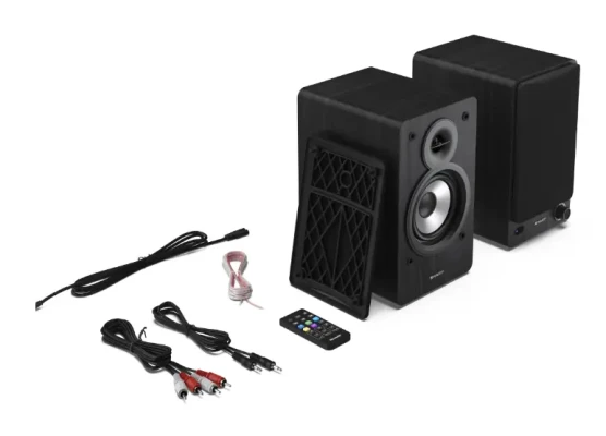Sharp CP-SS30 Bookshelf Speakers, Black  |  Sharp  |  Speakers  |  CP-SS30(BK) Bookshelf  |  60 W  |  Bluetooth  |  Black  |  Wireless connection