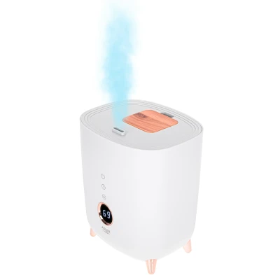 Adler  |  AD 7972  |  Humidifier  |  23 W  |  Water tank capacity 4 L  |  Suitable for rooms up to 35 m²  |  Ultrasonic  |  Humidification capacity 150-300 ml / hr  |  White