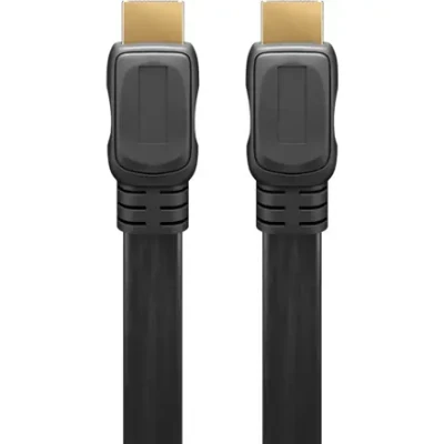 Goobay  |  High Speed HDMI Flat Cable with Ethernet  |  61279  |  HDMI male (type A)  |  HDMI (type A)  |  HDMI to HDMI  |  2 m