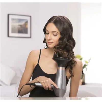 Remington  |  Hair Dryer  |  AC8820  |  2200 W  |  Number of temperature settings 3  |  Ionic function  |  Diffuser nozzle  |  Silver
