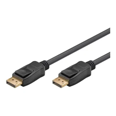 Goobay  |  DisplayPort Connector Cable 1.4  |  64798  |  DisplayPort male  |  DisplayPort male  |  DP to DP  |  2 m