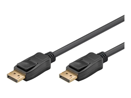 Goobay  |  DisplayPort Connector Cable 1.4  |  64798  |  DisplayPort male  |  DisplayPort male  |  DP to DP  |  2 m