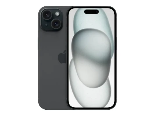 Apple  |  iPhone 15  |  Черный  |  6.1 "  |  Super Retina XDR  |  2556 x 1179 пикселей  |  A16 Bionic  |  Внутренняя ОЗУ 6 ГБ  |  128 ГБ  |  Двойная SIM-карта  |  4G  |  Разрешение основной камеры 48+12 МП  |  Разрешение вспомогательной камеры 12 МП  |  i
