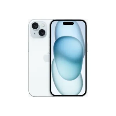 Apple  |  iPhone 15  |  Blue  |  6.1 "  |  Super Retina XDR display  |  2556 x 1179 pixels  |  Apple  |  A16 Bionic  |  Internal RAM 6 GB  |  128 GB  |  Dual SIM  |  4G  |  Main camera resolution 48+12 MP  |  Secondary camera resolution 12 MP  |  iOS  |  