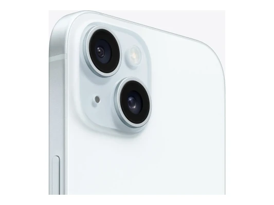 Apple  |  iPhone 15  |  Blue  |  6.1 "  |  Super Retina XDR display  |  2556 x 1179 pixels  |  Apple  |  A16 Bionic  |  Internal RAM 6 GB  |  128 GB  |  Dual SIM  |  4G  |  Main camera resolution 48+12 MP  |  Secondary camera resolution 12 MP  |  iOS  |  