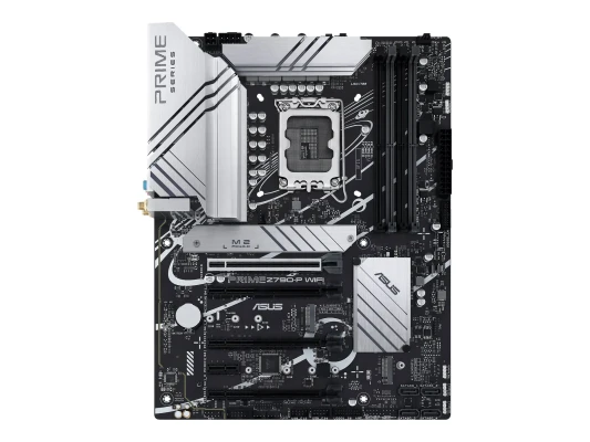 Asus  |  PRIME Z790-P WIFI  |  Processor family Intel  |  Processor socket LGA1700  |  DDR5  |  Supported hard disk drive interfaces SATA, M.2  |  Number of SATA connectors 4