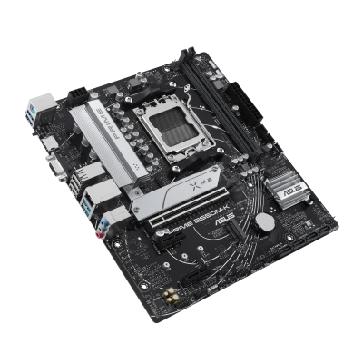 Asus  |  PRIME B650M-K  |  Procesoru ģimene AMD  |  Procesora ligzda AM5  |  DDR5  |  Atbalstītās cietā diska saskarnes SATA, M.2  |  SATA savienotāju skaits 4