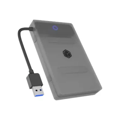 Raidsonic  |  Icy Box adapteris 1x HDD / SSD ar aizsardzības kasti  |  IB-AC603b-U3  |  SATA III  |  USB 3.0 Type-A  |  2.5"