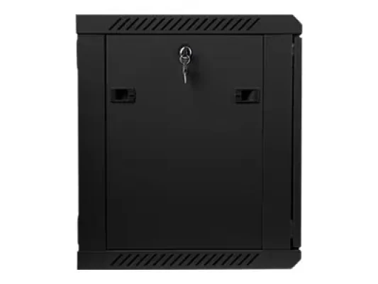 Lanberg  |  Rack cabinet 19" wall-mount 9U / 600x450 (flat pack)  |  WF01-6409-10B  |  Black