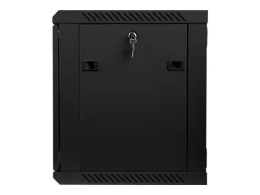 Lanberg  |  Rack cabinet 19" wall-mount 9U / 600x450 (flat pack)  |  WF01-6409-10B  |  Black