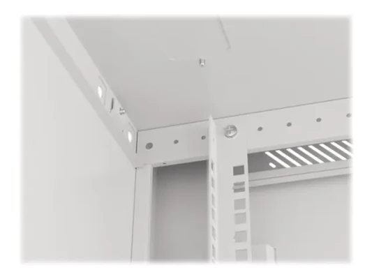 Lanberg  |  Rack cabinet 19" wall-mount 9U / 600x600 (flat pack) for self-assembly with metal door  |  WF01-6609-00S  |  Grey