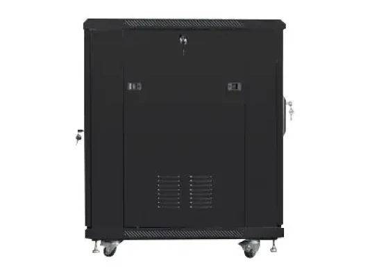 Lanberg  |  Rack cabinet 19" free-standing 15U / 600x800 (flat pack)  |  FF01-6815-12B  |  Black