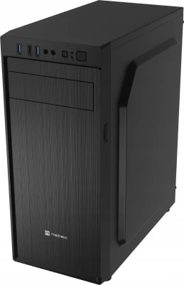 Genesis PC Case  |  Natec Aracanta  |  Black  |  Midi Tower  |  Power supply included No