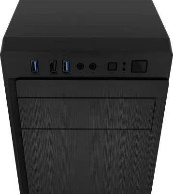 Genesis PC Case  |  Natec Aracanta  |  Black  |  Midi Tower  |  Power supply included No