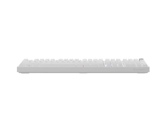 Genesis Thor 404  |  Mechanical Gaming Keyboard  |  Wired  |  US  |  White  |  USB  |  Gateron Yellow Pro