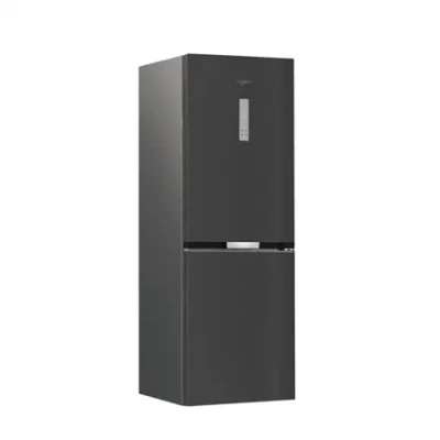 Whirlpool Refrigerator  |  WHK 26362 XBR4E  |  Energy efficiency class E  |  Free standing  |  Combi  |  Height 186.5 cm  |  No Frost system  |  Fridge net capacity 201 L  |  Freezer net capacity 106 L  |  Display  |  37 dB  |  Black