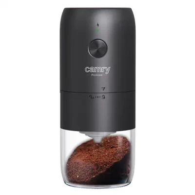 Camry Cordless USB Electric Coffee Grinder  |  CR 4302  |  25 W  |  Coffee beans capacity 25-30 g  |  Black