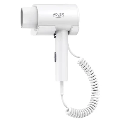 Adler Wall-Mount Hair Dryer  |  AD 2285  |  2000 W  |  Number of temperature settings 3  |  White