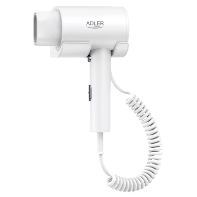Adler Wall-Mount Hair Dryer  |  AD 2285  |  2000 W  |  Number of temperature settings 3  |  White