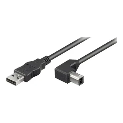 Goobay  |  USB 2.0 Hi-Speed Cable 90°  |  USB to USB