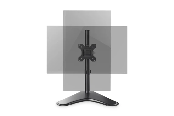 Digitus  |  Desk Mount  |  Adjustable Height, Rotate, Swivel  |  Black