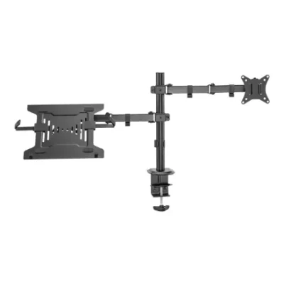 Digitus  |  Desk Mount  |  DA-90436  |  Tilt, swivel, height adjustment, rotate  |  Maximum weight (capacity) 9 kg  |  Black
