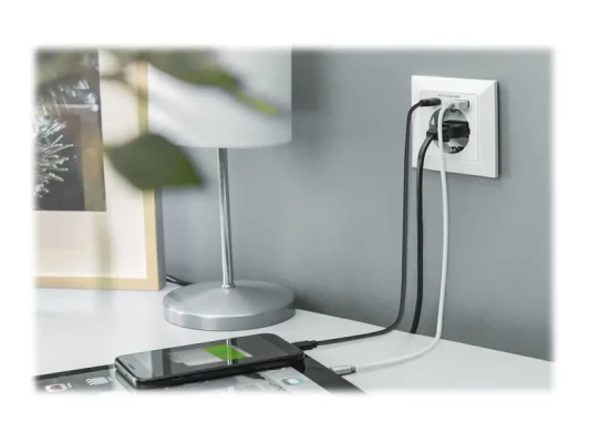 Digitus  |  Safety Plug for Flush Mounting with 1 x USB Type-C, 1 x USB A