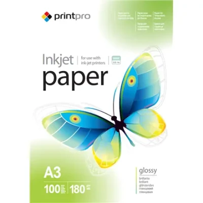 ColorWay PrintPro augstas spīduma fotopapīrs, A3, 180g / m, 100 lapas