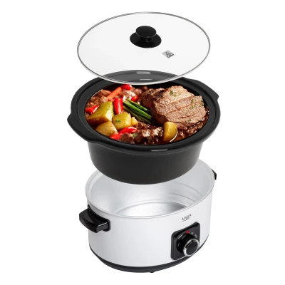 Adler  |  Slow Cooker  |  AD 6413w  |  290 W  |  5.8 L  |  Number of programs 3  |  White