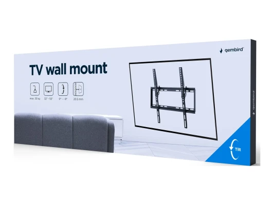 Gembird  |  Wall mount  |  WM-55T-03  |  Tilt  |  32-55 "  |  Black