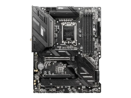 MSI  |  MAG B760 TOMAHAWK WIFI  |  Processor family Intel  |  Processor socket LGA1700  |  DDR5  |  Supported hard disk drive interfaces SATA, M.2  |  Number of SATA connectors 4