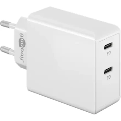 Goobay  |  Dual USB-C PD Fast Charger (36 W)  |  61758