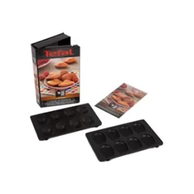 TEFAL Madeleine plates for cookies XA801512 Black  |  TEFAL  |  Madeleine plates  |  XA801512  |  Black