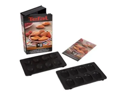 TEFAL Madeleine plates for cookies XA801512 Black  |  TEFAL  |  Madeleine plates  |  XA801512  |  Black