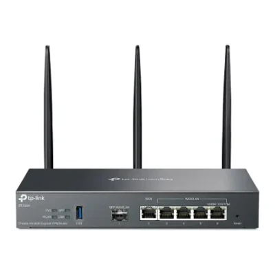 SafeStream Gigabit Multi-WAN VPN маршрутизатор  |  ER706W  |  802.1q  |  Порты Ethernet LAN (RJ-45) 1× Gigabit SFP WAN Порт, 1× Gigabit RJ45 WAN Порт, 2× Gigabit RJ45 LAN Порты 2× Gigabit WAN / LAN RJ45 Порты  |  Поддержка Mesh Да  |  MU-MiMO Да  |  3G / 