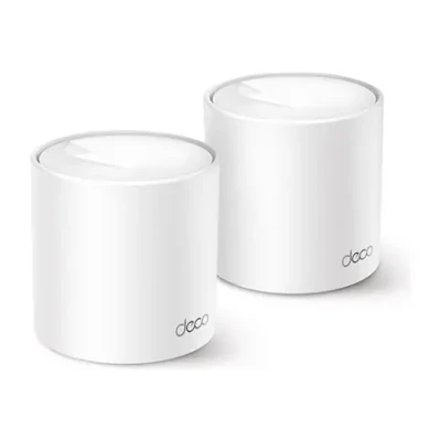 AX1500 Whole Home Mesh Wi-Fi 6 System  |  Deco X10 (2-pack)  |  802.11ax  |  10 / 100 / 1000 Mbit / s  |  Ethernet LAN (RJ-45) ports 1  |  Mesh Support Yes  |  MU-MiMO Yes  |  No mobile broadband  |  Antenna type Internal