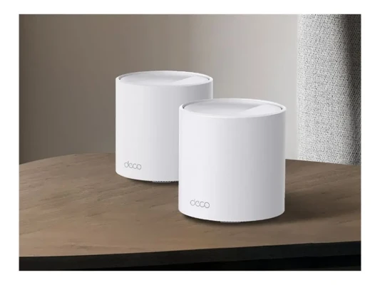 AX1500 Whole Home Mesh Wi-Fi 6 System  |  Deco X10 (2-pack)  |  802.11ax  |  10 / 100 / 1000 Mbit / s  |  Ethernet LAN (RJ-45) ports 1  |  Mesh Support Yes  |  MU-MiMO Yes  |  No mobile broadband  |  Antenna type Internal