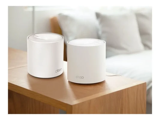 AX1500 Whole Home Mesh Wi-Fi 6 System  |  Deco X10 (2-pack)  |  802.11ax  |  10 / 100 / 1000 Mbit / s  |  Ethernet LAN (RJ-45) ports 1  |  Mesh Support Yes  |  MU-MiMO Yes  |  No mobile broadband  |  Antenna type Internal