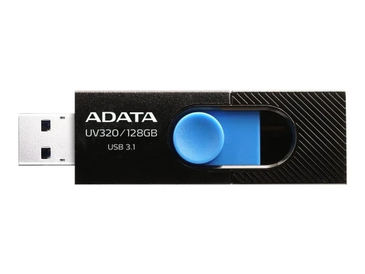 ADATA  |  USB Flash Drive  |  UV320  |  64 GB  |  USB 3.2 Gen1  |  Black / Blue