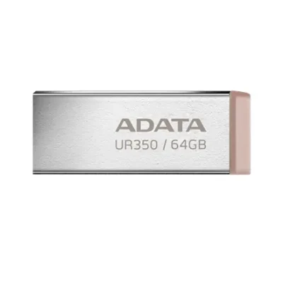 ADATA  |  USB zibatmiņa  |  UR350  |  64 GB  |  USB 3.2 Gen1  |  Brūns